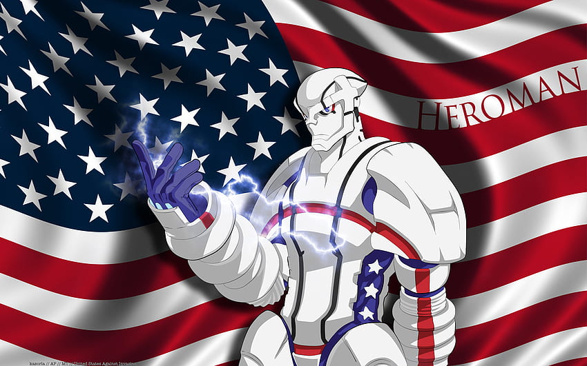 Heroman, anime, america, hero, man HD wallpaper | Pxfuel