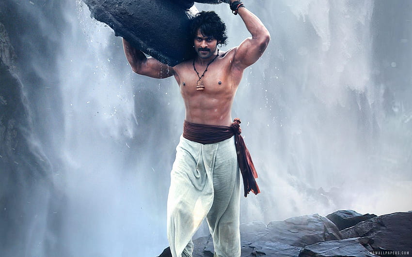 Baahubali - Bahubali llevando Shiva Lingam fondo de pantalla