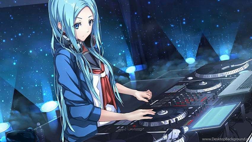 DJ Anime Girl For Of Nightcore Anime Background HD wallpaper | Pxfuel