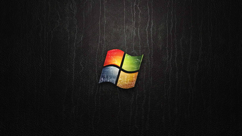 Microsoft Windows Logo Black Background U, Windows Logo HD wallpaper
