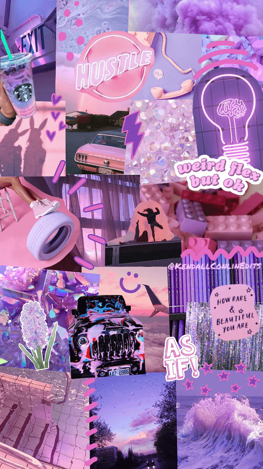 Pastel Aesthetic Collage (Page 1), Light Purple Collage HD phone wallpaper