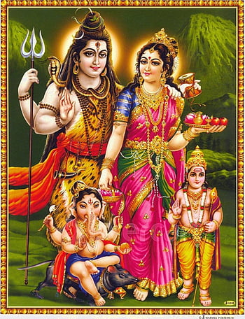 Lord shiva family group HD wallpapers | Pxfuel