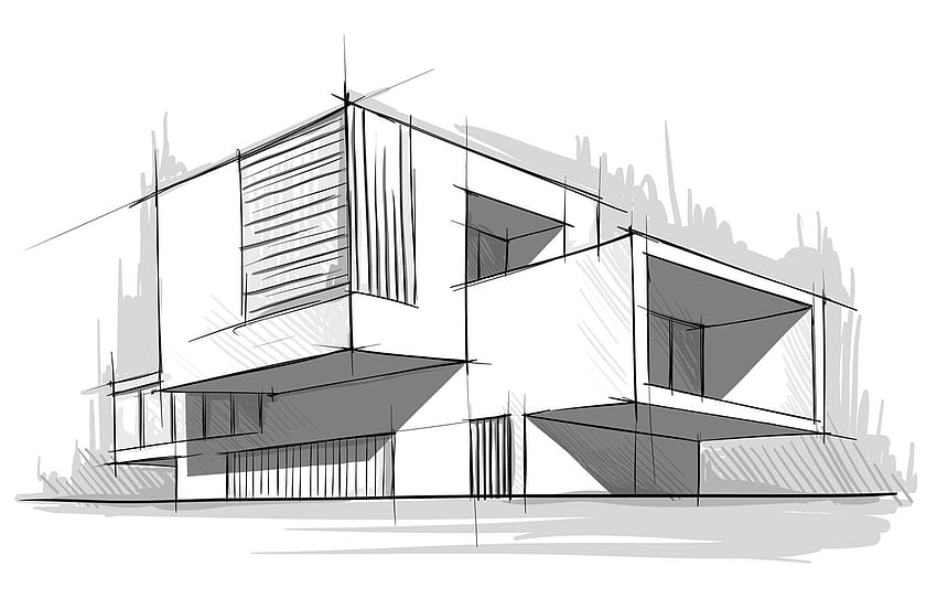 Architect , Architecture Drawing HD wallpaper