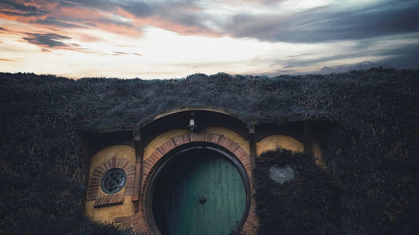 house, the hobbit, movie set, new, New Zealand HD wallpaper