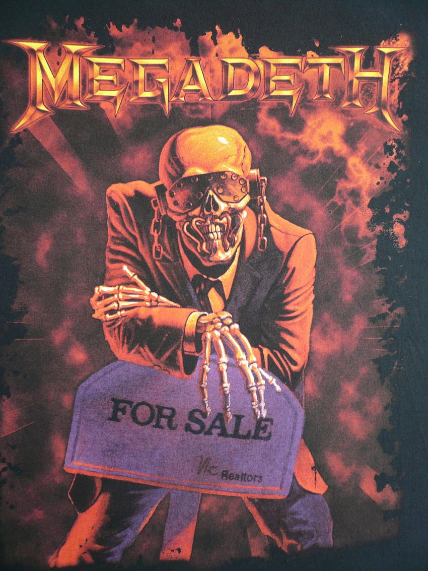 Megadeth 평화 판매, Megadeth 로고 HD 전화 배경 화면
