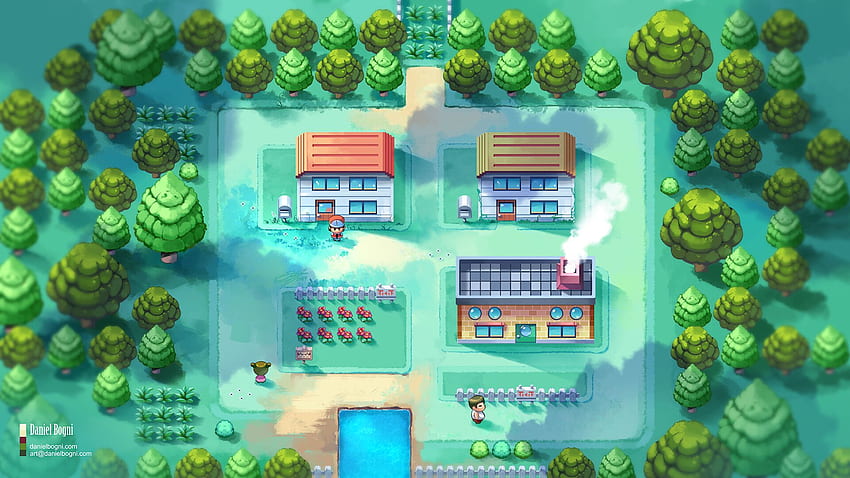 Pokémon Feuerrot und Blattgrün, Pokémon Feuerrot HD-Hintergrundbild