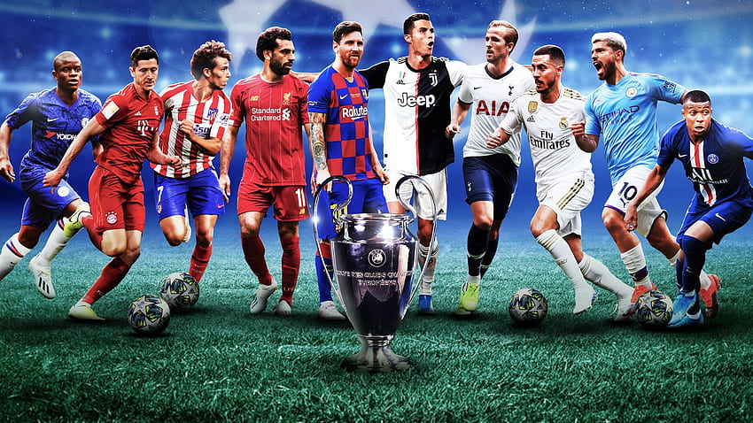 Реал Мадрид 2019 - Футбол. Шампионска лига на УЕФА, Шампионска лига, Жребий на Шампионската лига, Футболисти HD тапет