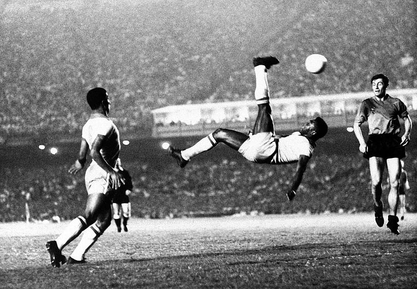 เดือนแห่งประวัติศาสตร์คนผิวดำ: Pele, Black and White Soccer วอลล์เปเปอร์ HD