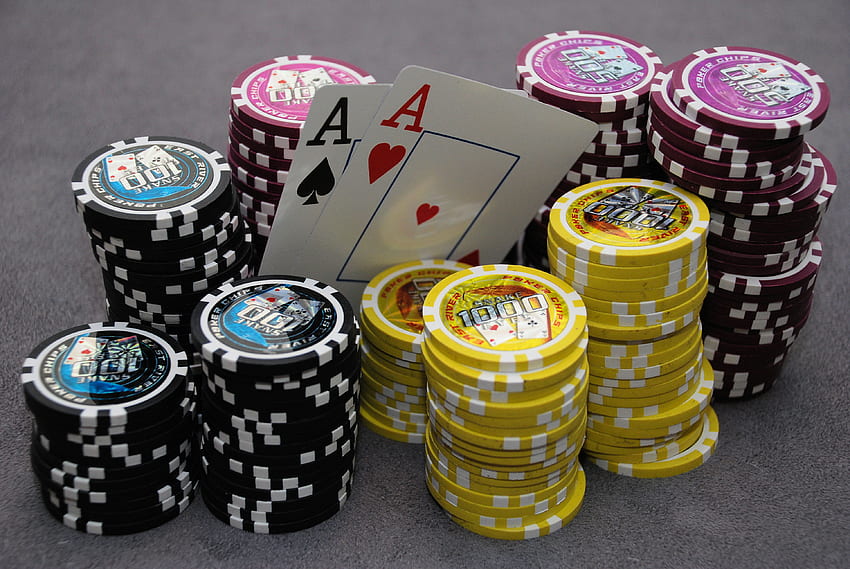 Poker Chips, poker, cards, gambling HD wallpaper