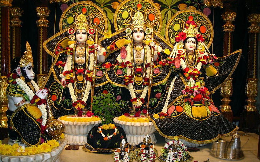 ram darbar ukuran penuh, candi hindu, candi, tempat ibadah, candi, kuil Wallpaper HD