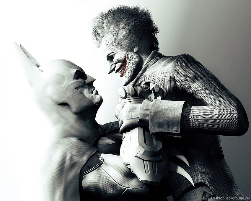Batman Vs Joker Batman Arkham Asylum Juego fondo de pantalla