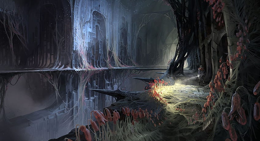 Destiny (gra wideo) Hive Catacombs Fantasy gra wideo komputerowa Tapeta HD