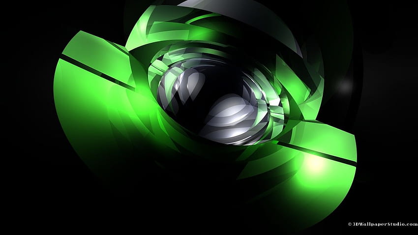 3D Green, linux . 3D Green HD wallpaper | Pxfuel