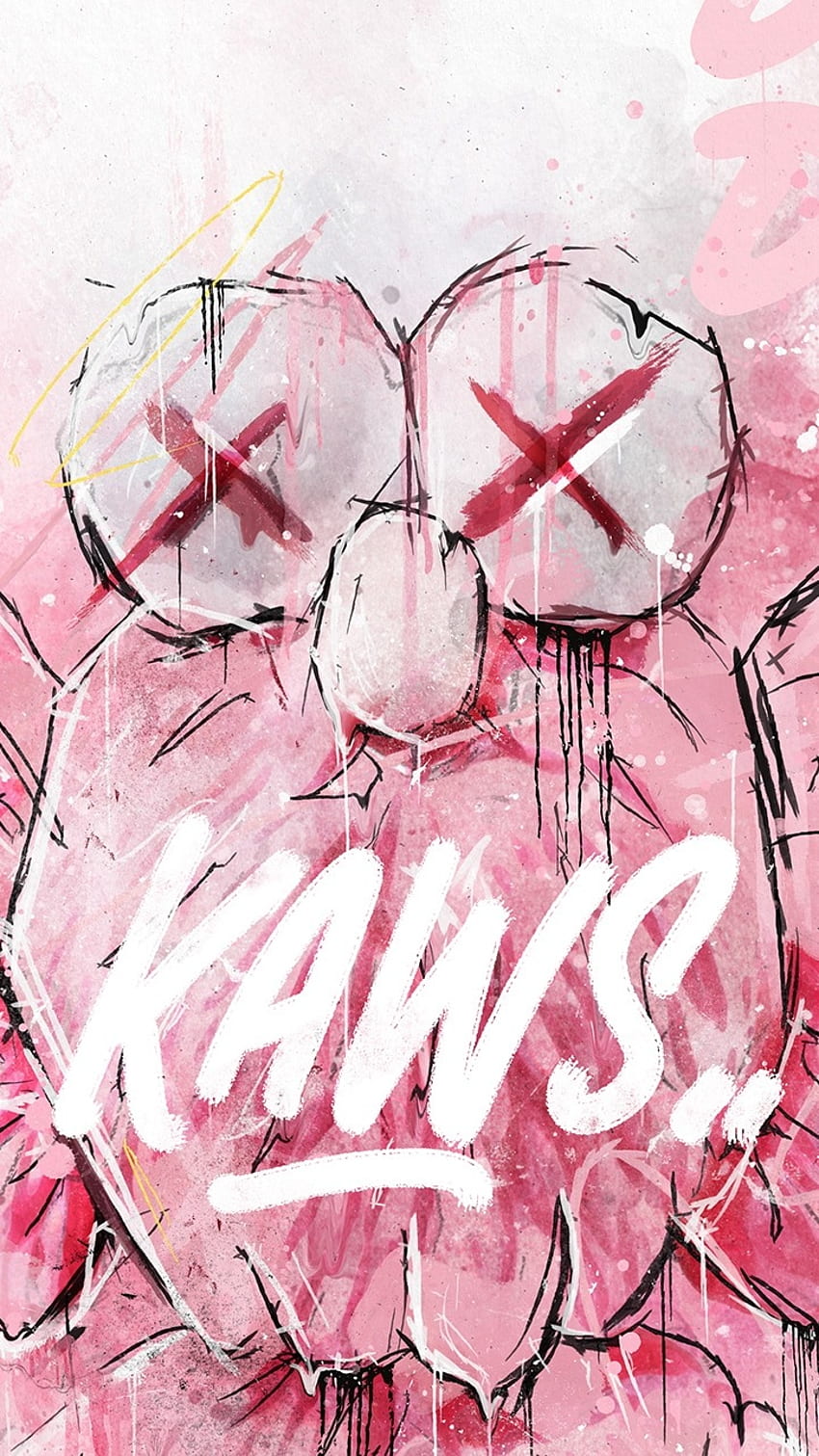 Kaws, logo Kaws, illustrazione Sfondo del telefono HD