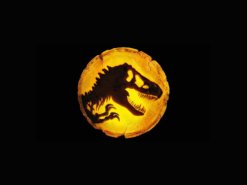 Jurassic World Dominion 2021, Filme, , , Hintergrund und Jurassic World Logo HD-Hintergrundbild