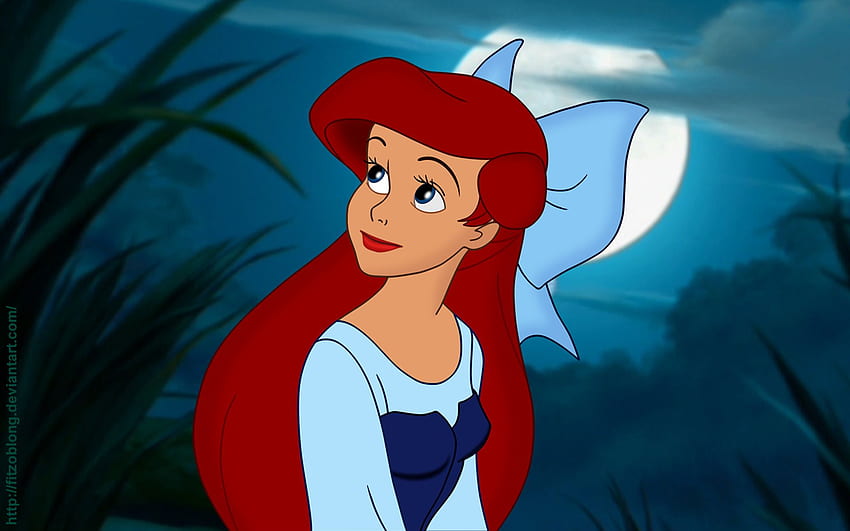 The Little Mermaid Ariel Full Background for FB Cover, Blue Ariel HD wallpaper