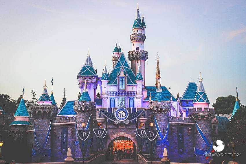 Disney 60th, lindo castillo de Disney fondo de pantalla