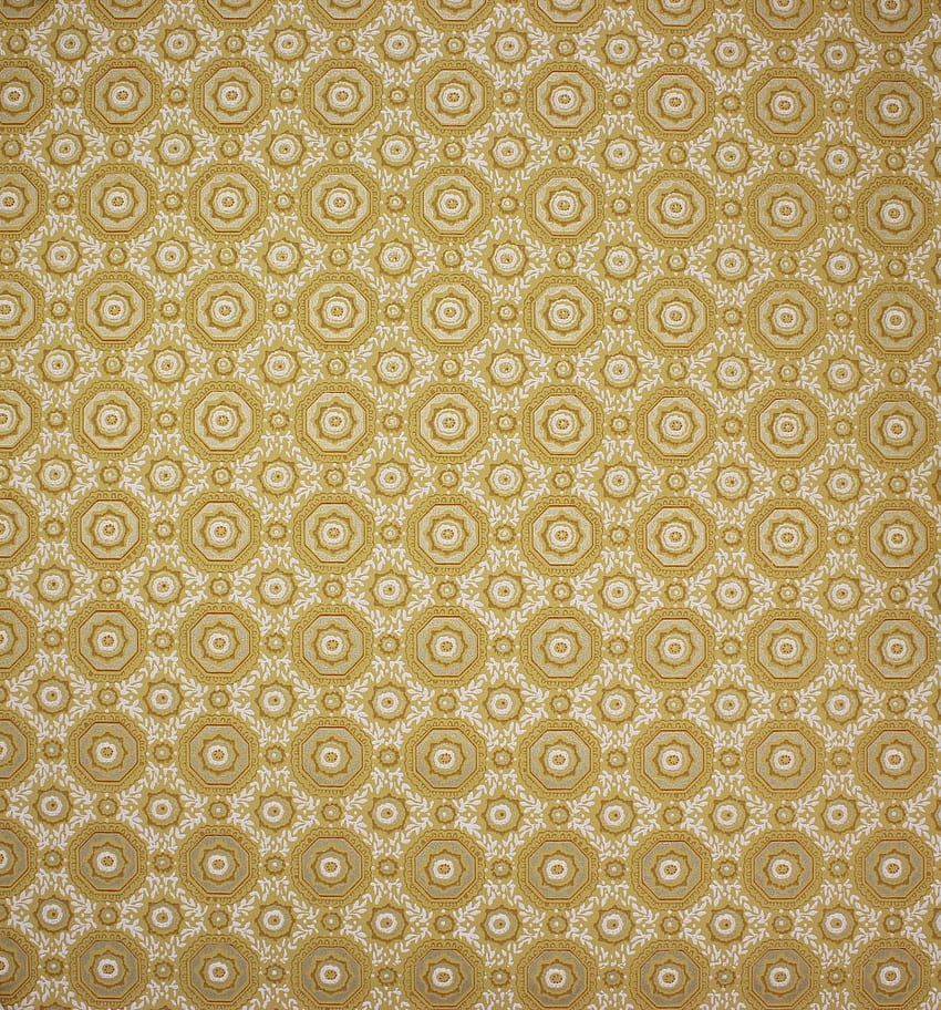 1950s Vintage Gold and White Geometric - Rosie's Vintage HD phone wallpaper