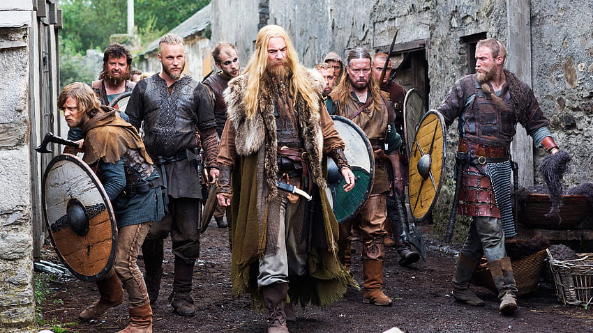 La costumista di 'The Vikings' Joan Bergin sfata i miti nordici. Si scopre che i vichinghi sono stati i primi metrosessuali. Sfondo HD