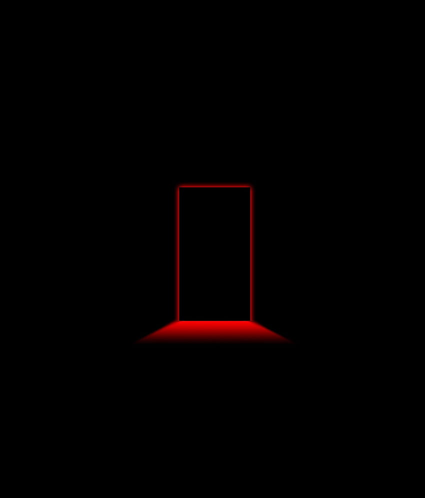 Dunkel, Tür, minimal HD-Handy-Hintergrundbild