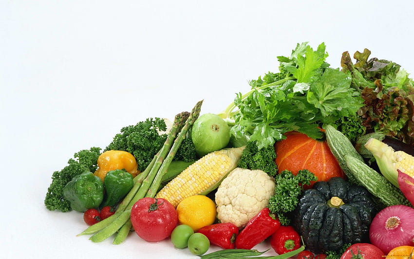 Essen Sie Ihr Gemüse, frisches Gemüse HD-Hintergrundbild