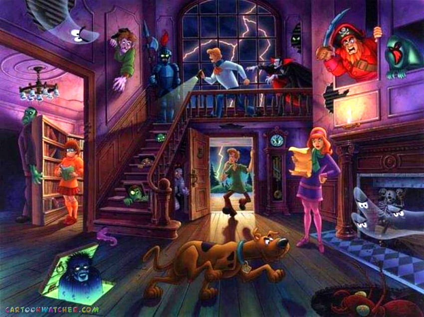 Scooby Doo Halloween 4. The Art Mad HD wallpaper