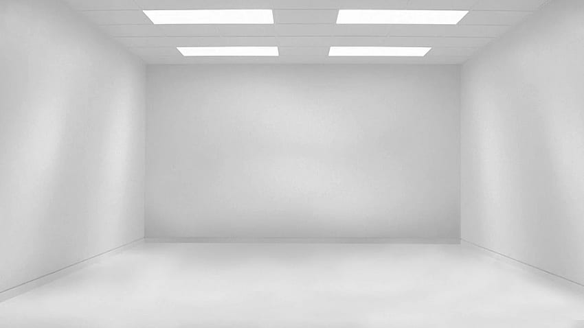 Bonito Branco. quarto vazio, quarto branco, branco, quarto papel de parede HD