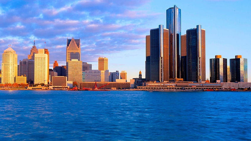 Detroit . Detroit , Detroit skyline, Skyline, Downtown Detroit HD wallpaper