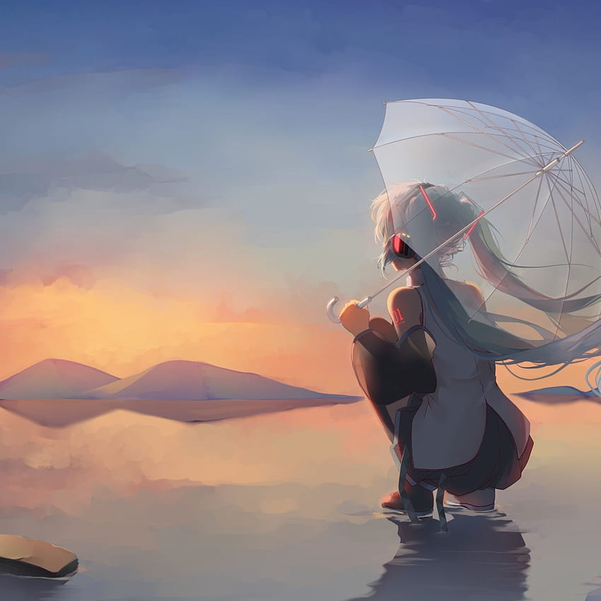 Background Calm Anime, Calming Anime Nature HD phone wallpaper