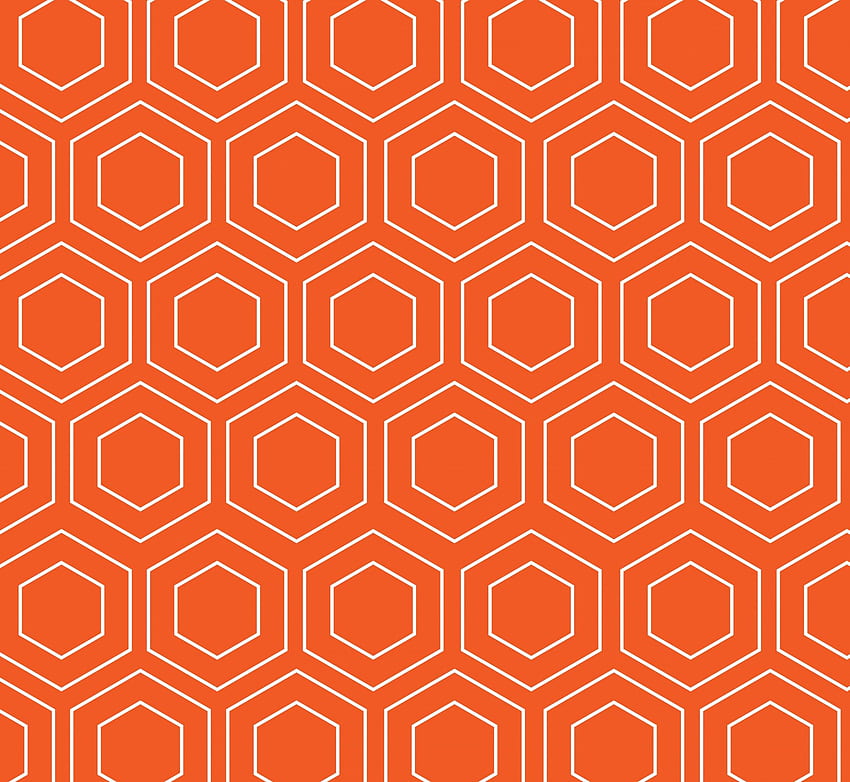 geometryczny, wzór, sztuka, pomarańczowy, biały, Vintage geometryczny Tapeta HD