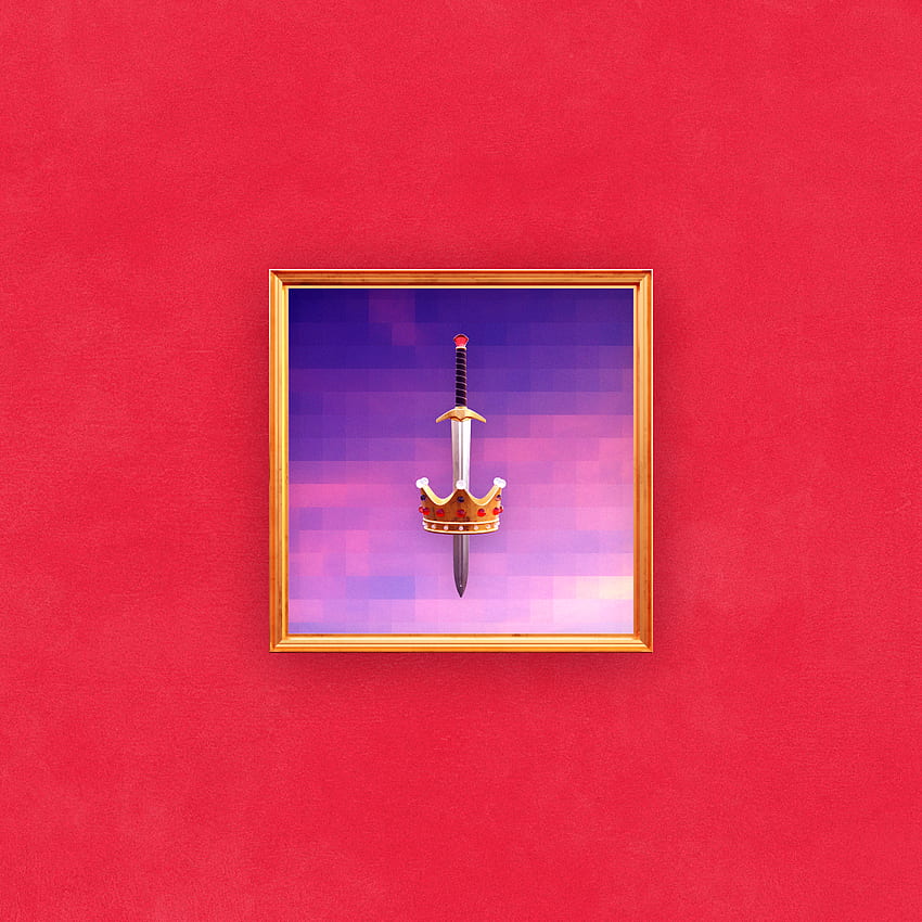 Kanye West - My Beautiful Dark Twisted Fantasy : freshalbumart HD phone wallpaper