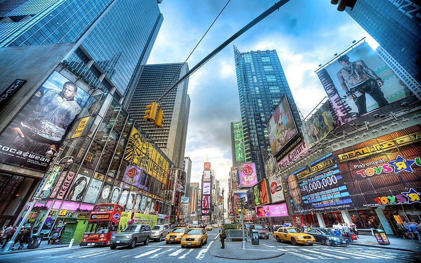 Times Square , New York Time Square HD wallpaper