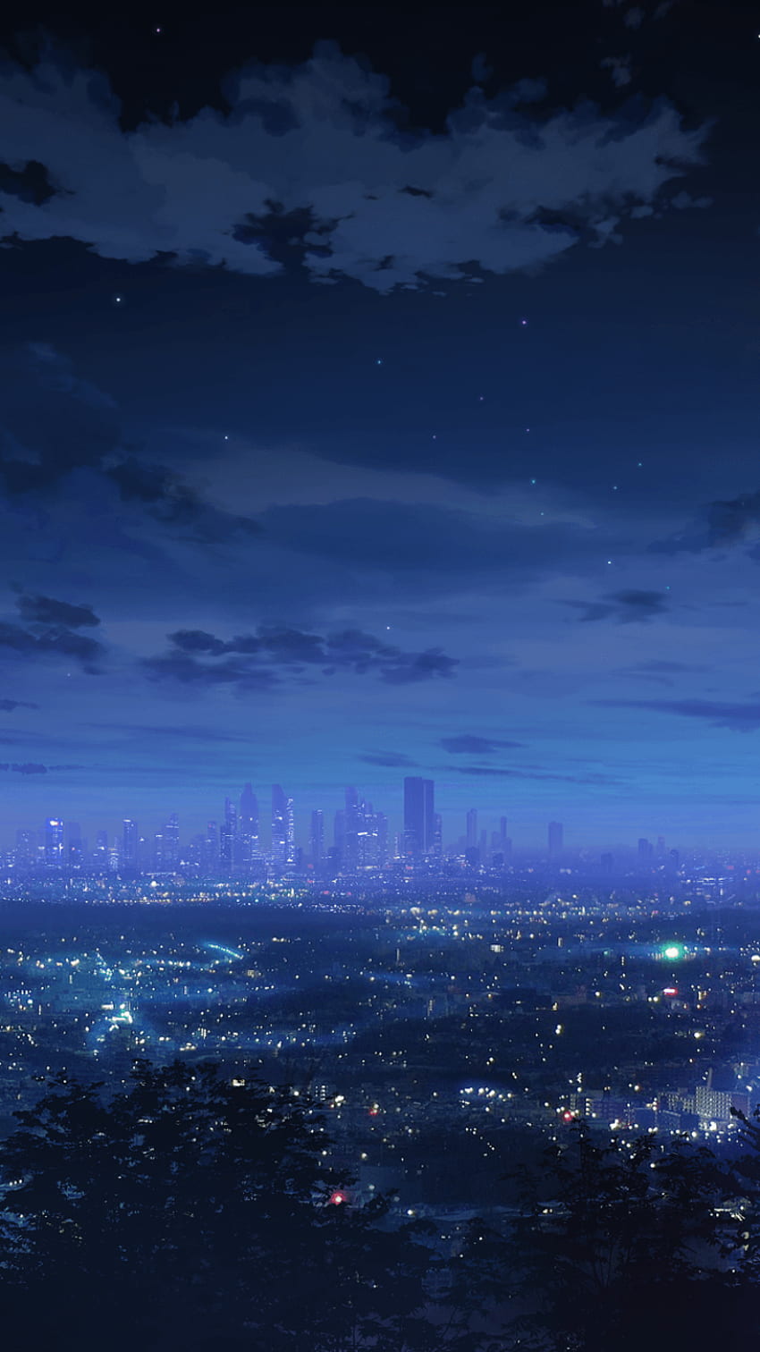 애니메이션 미학 도시, Chill Anime City Aesthetic HD 전화 배경 화면