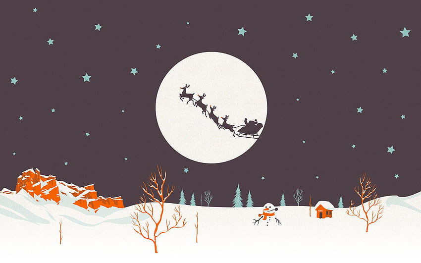 Aesthetic Background Christmas Computer, Cute Christmas HD wallpaper