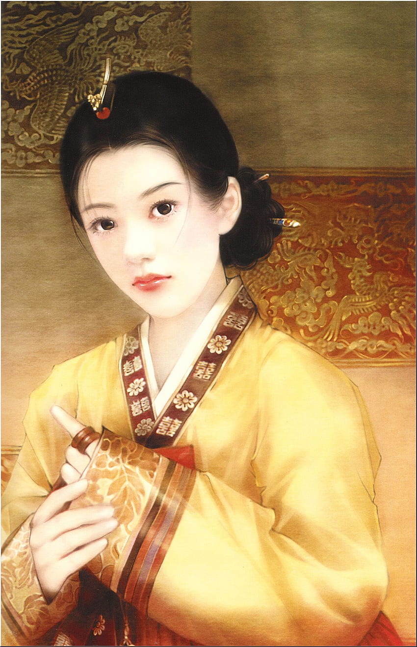 Traditionelle koreanische Kleidung - und Scan-Galerie, koreanischer Hanbok HD-Handy-Hintergrundbild