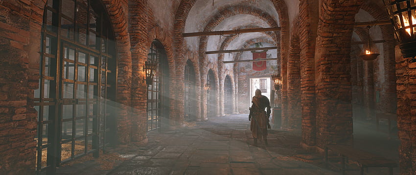 À l'intérieur de Castle Assassins Creed Origins, Games, , , Background et Fond d'écran HD