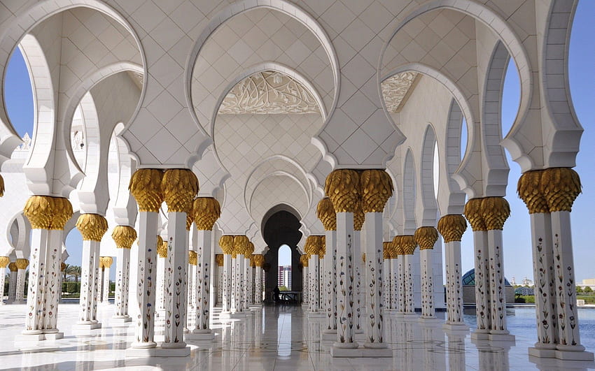 Sheikh Zayed Mosque, Cities, United Arab Emirates, Abu Dhabi, Sheikh Zaid Mosque HD wallpaper