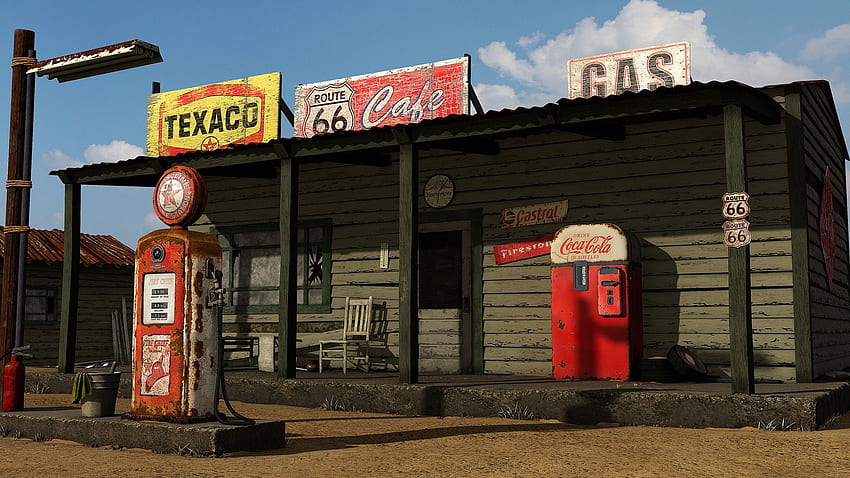 old gas station - Old gas stations, Gas station, Vintage Gas Station HD wallpaper