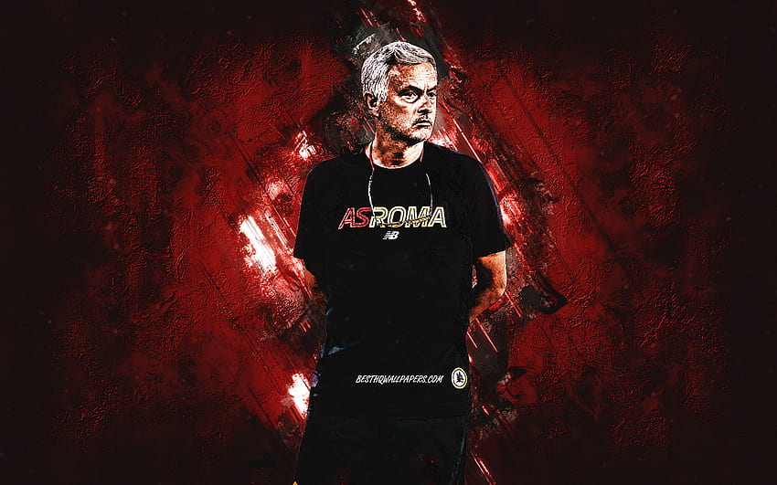 Jose Mourinho, manager, roma, football, as roma, coach HD wallpaper