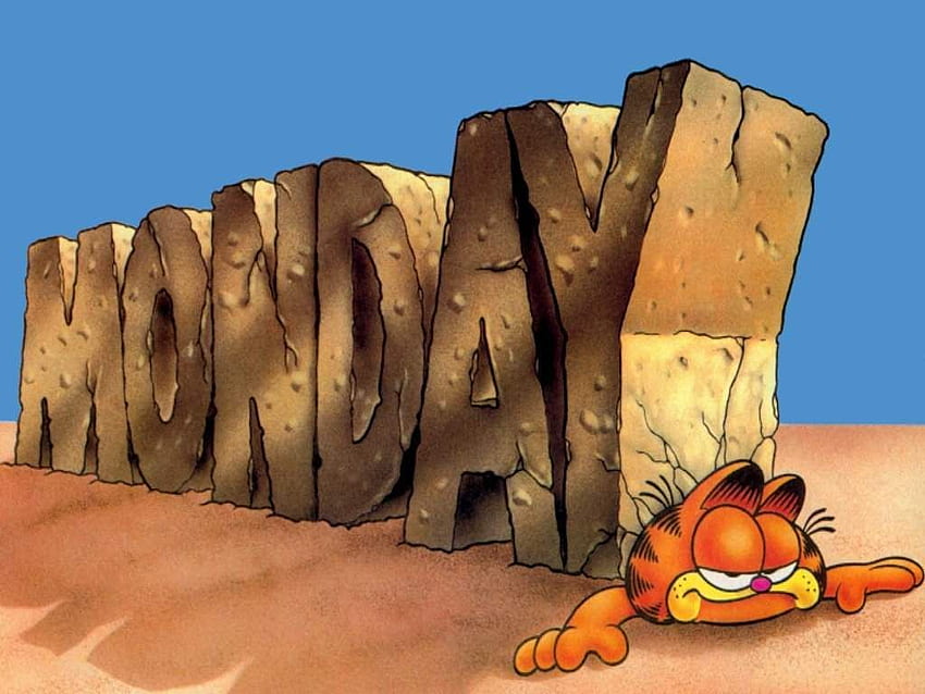Monday. Funny monday , Garfield monday, Monday humor, I Hate Mondays HD wallpaper