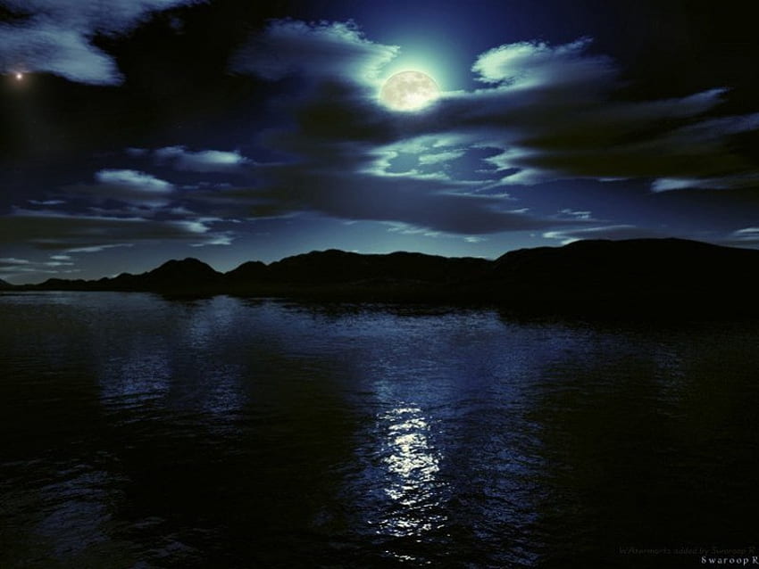 Malam Gelap, malam, langit, gelap, keindahan Wallpaper HD