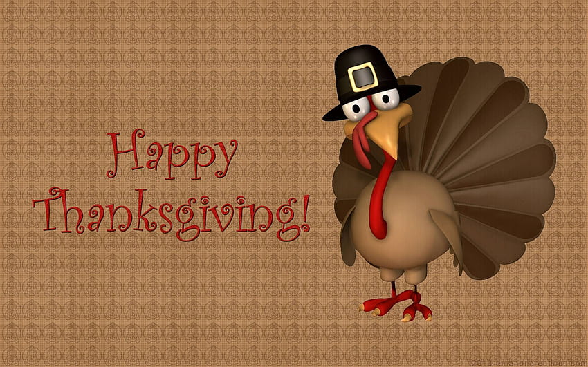 Premium Vector  Thanksgiving background with turkey