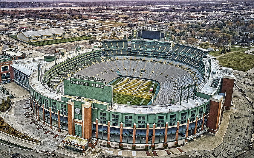 Lambeau Field, Green Bay Packers-Stadion HD-Hintergrundbild