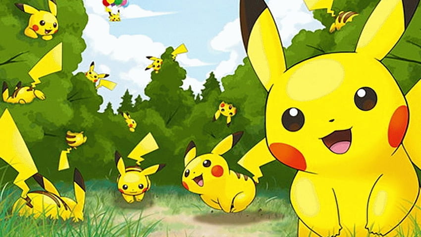 Cute Pikachu (mejor Cute Pikachu y) en Chat, Pikachu y Toothless fondo de pantalla