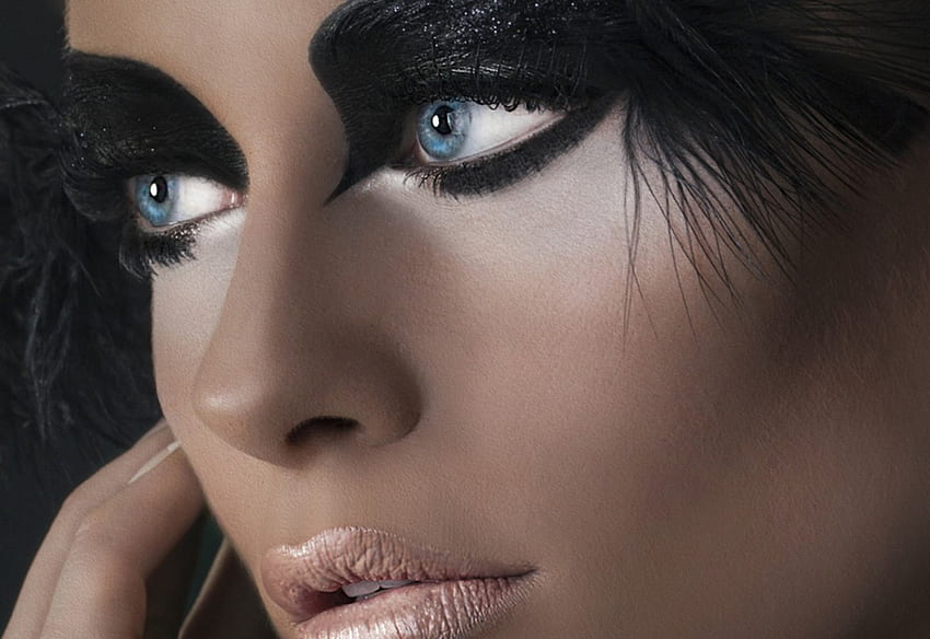 Blaue Augen, blau, Mode, Make-up, Augen, Frau HD-Hintergrundbild