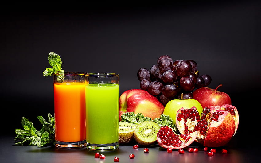 Succhi, frutta, cibo, bevande Sfondo HD
