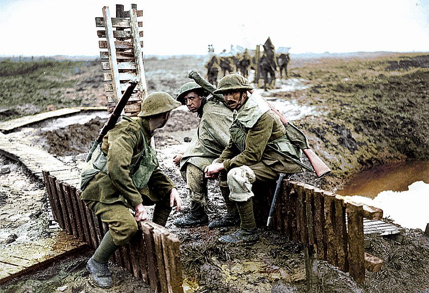 Terza battaglia di Ypres, battaglie, ypres, storia, prima guerra mondiale Sfondo HD