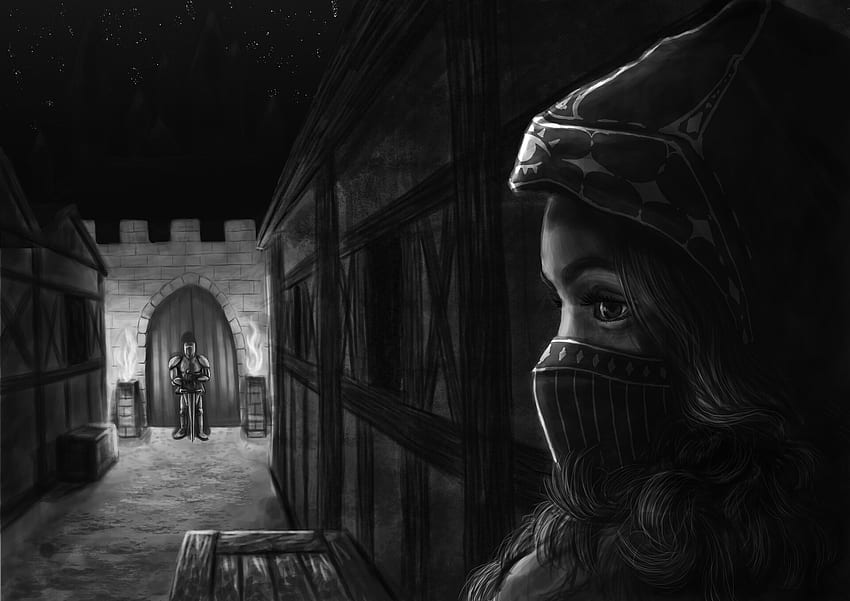 ArtStation - Woman assassin in medieval times, Cagoule HD wallpaper