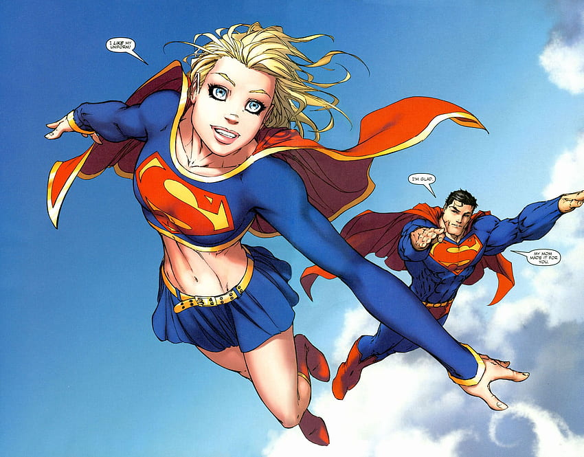 Kara Zor El (Neue Erde), Superman und Superwoman HD-Hintergrundbild