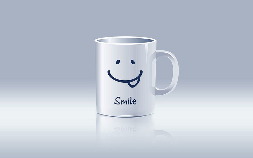 Cup, Design, Smile, Mug HD wallpaper